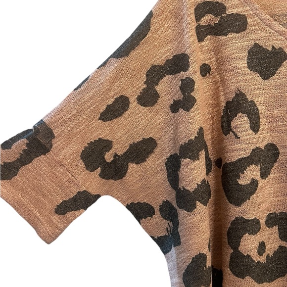 Pink Love Women's Animal Print Blouse - Brown and Black - Picture 4 of 7